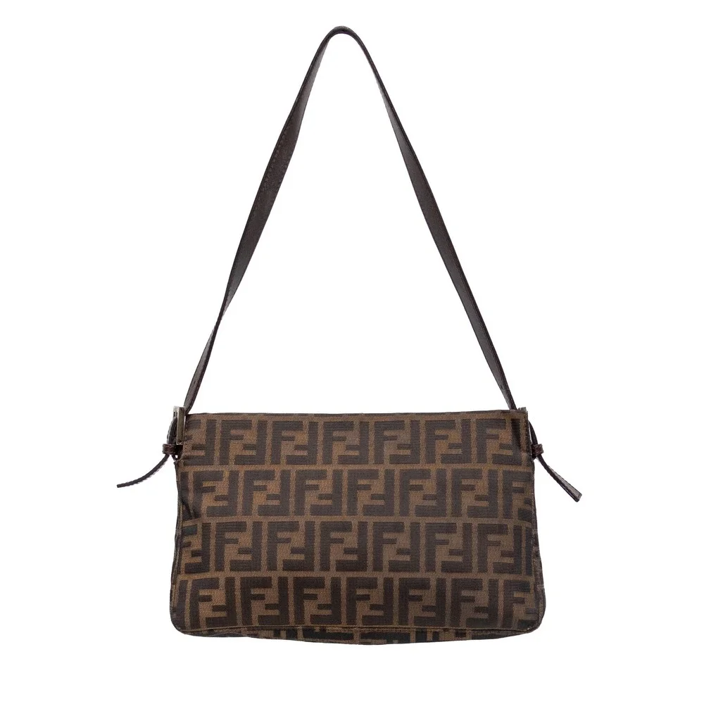 FENDI - Zucca Medium Mamma Baguette Bag Brown Vintage 2000s Y2K